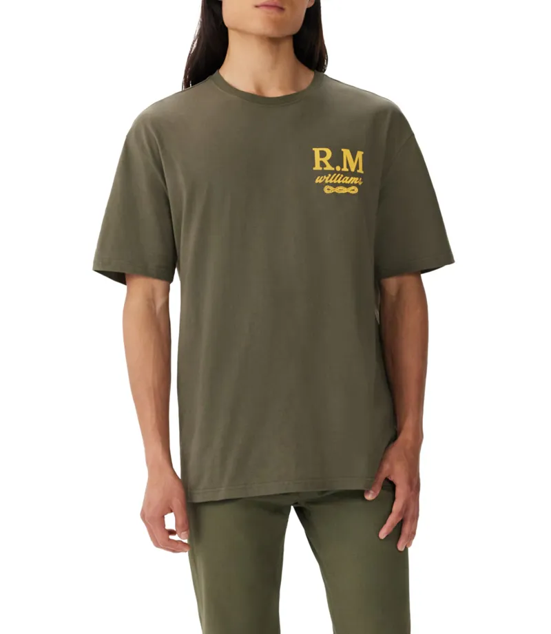 RM Williams Mark of Quality Tee Olive